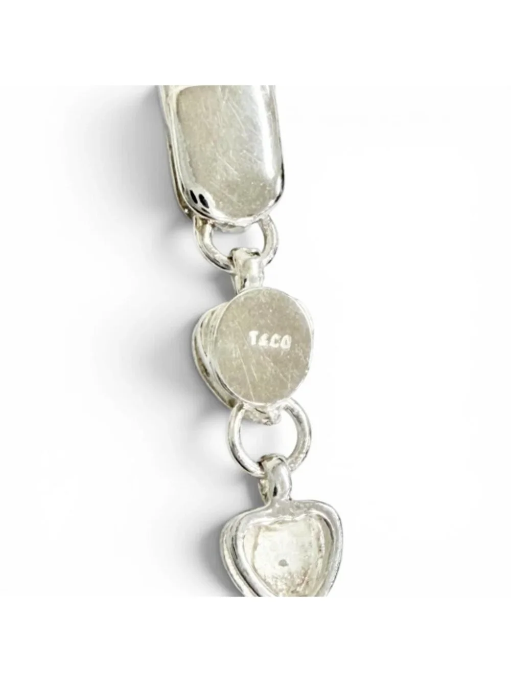 Tiffany & Co Vintage Puff Heart Necklace 925 Sterling Silver